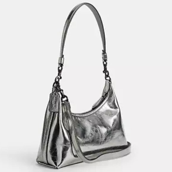 Coach Silver Shoulder Bag - Picture 4 of 17